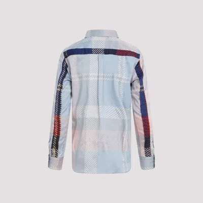 Comme Des Garçons Shirt With Tartan Design And Tech Fabric