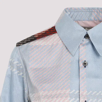 Comme Des Garçons Shirt With Tartan Design And Tech Fabric