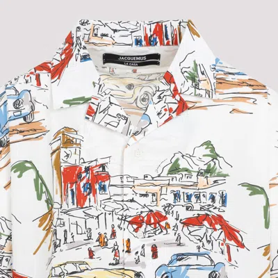 Jacquemus La Chemise Simon Printed Cotton Shirt