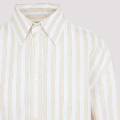 Saint Laurent Striped Cassandre Shirt