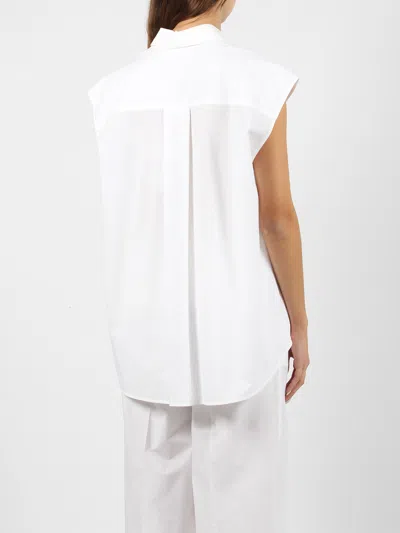 P.a.r.o.s.h Canyox Lace Embroidery Shirt Shirts White