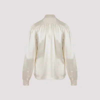 Saint Laurent Silk Scarf-collar Shirt