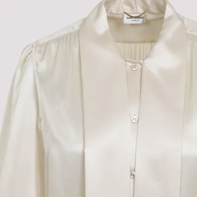Saint Laurent Silk Scarf-collar Shirt