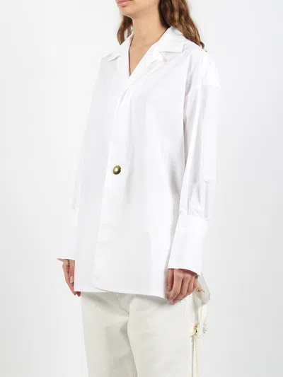 Darkpark Popeline Tunic Style Jodie Shirt Shirts White