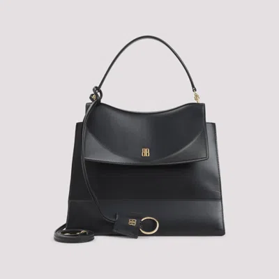 Balenciaga Medium Nano Leather Shoulder Bag In Black