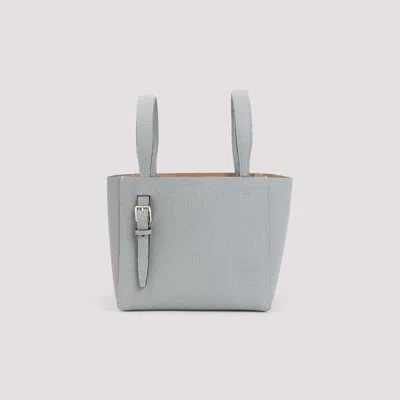 Valextra Micro Leather Bucket Bag