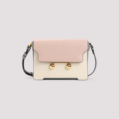 Marni Womens Zo878 Trunkaroo Colour-block Medium Leather Shoulder Bag