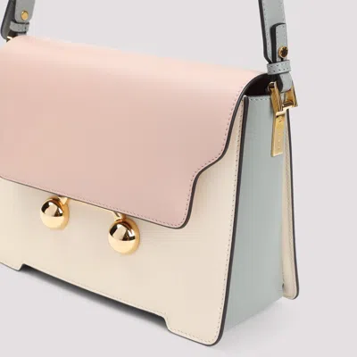 Marni Womens Zo878 Trunkaroo Colour-block Medium Leather Shoulder Bag