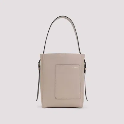 Valextra Sahara Calf Leather Small Bucket Bag