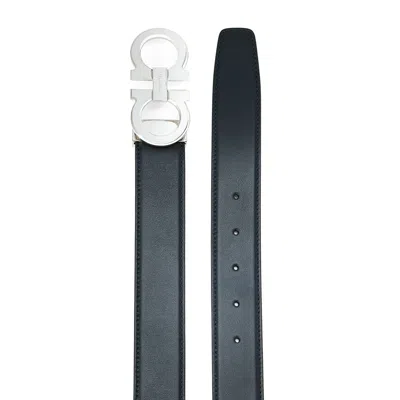 Ferragamo Silk Belts In Black