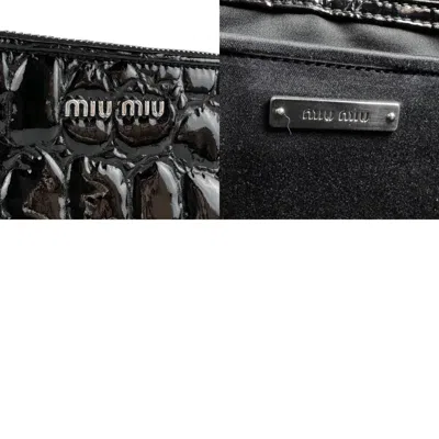 Pre-owned Miu Miu Black Clutch Bag ()