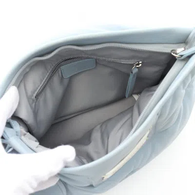 Pre-owned Mm6 Maison Margiela Blue Leather Shoulder Bag ()