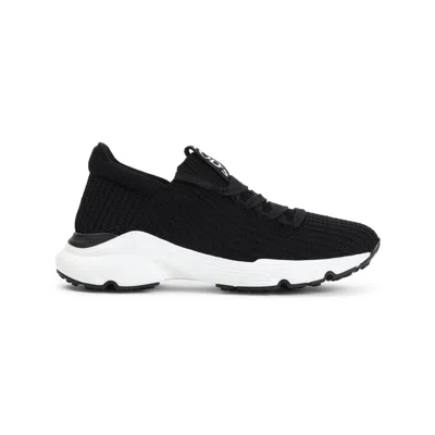 Tod's Comfortable Rubber And Fabric Sneakers