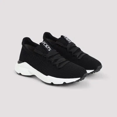 Tod's Comfortable Rubber And Fabric Sneakers