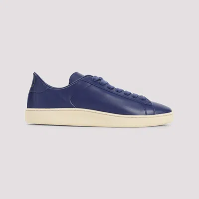 Valentino Royco Leather Sneakers With Rubber Sole In Multi