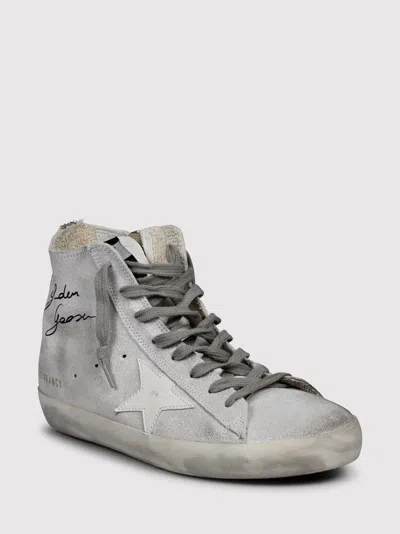 Golden Goose Suede Sneakers In Gray