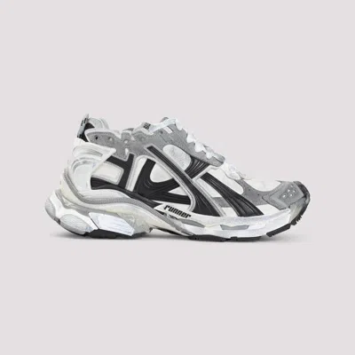 Balenciaga Runner Sneakers With Mesh Panels And Rubber Sole