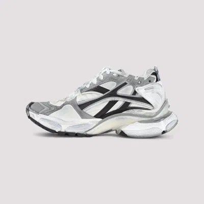 Balenciaga Runner Sneakers With Mesh Panels And Rubber Sole