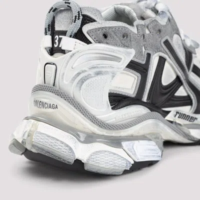Balenciaga Runner Sneakers With Mesh Panels And Rubber Sole