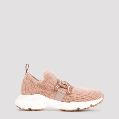 Tod's Womens Tan Sport Run 54c Calzino Logo-embellished Mesh Low-top Trainers