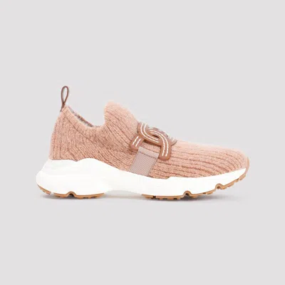 Tod's Womens Tan Sport Run 54c Calzino Logo-embellished Mesh Low-top Trainers