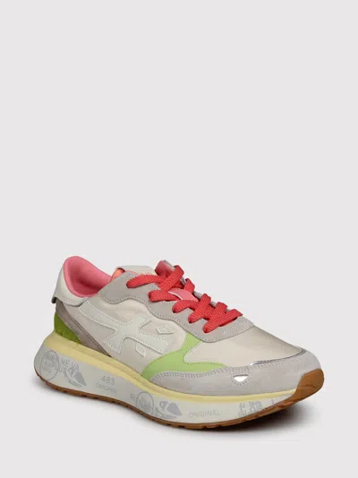 Premiata Lauryn Multicolor Leather Blend Sneakers