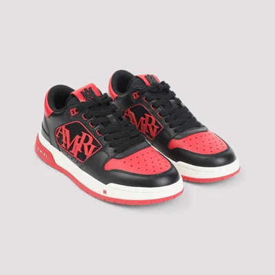 Amiri Low Top Sneakers With Round Toe And Perforated Patch