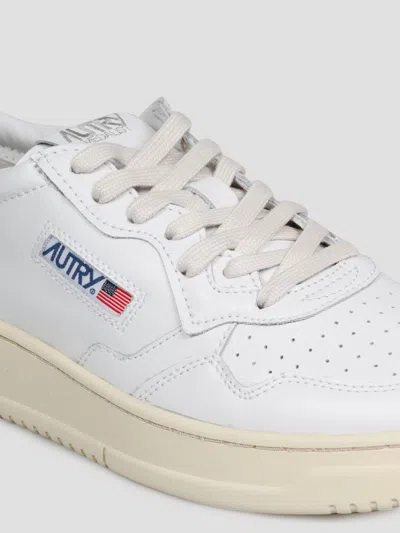 Autry Low-top Sneakers With Smooth Leather Upper And Perforated Detailing