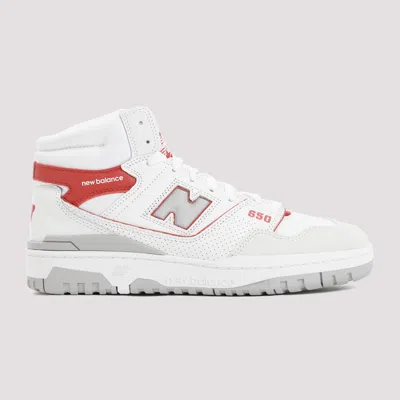 New Balance 650 High-top Sneakers In White With Astro Dust And Angora