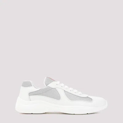 Prada Brogue Shoes Men White In Gray