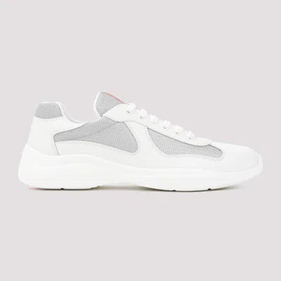 Prada Brogue Shoes Men White In Gray