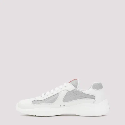 Prada Brogue Shoes Men White In Gray