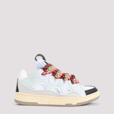 Lanvin Exaggerated Silhouette Leather And Rubber Sneakers