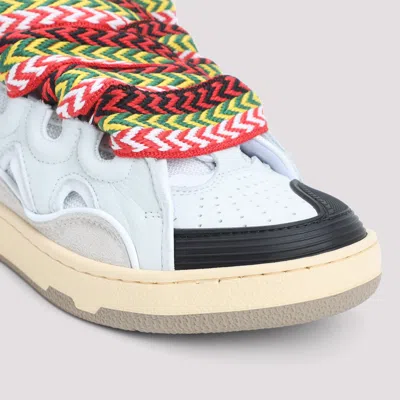 Lanvin Exaggerated Silhouette Leather And Rubber Sneakers