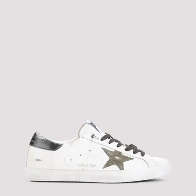 Golden Goose White Lace Up Sneakers