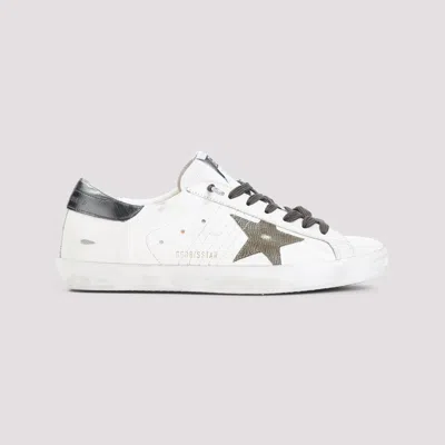 Golden Goose White Lace Up Sneakers