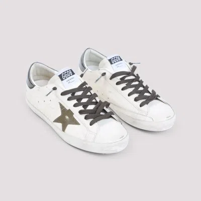 Golden Goose White Lace Up Sneakers