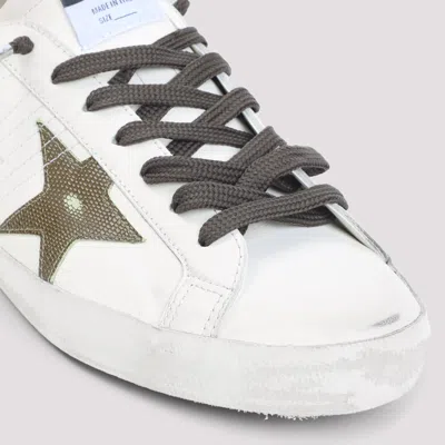 Golden Goose White Lace Up Sneakers