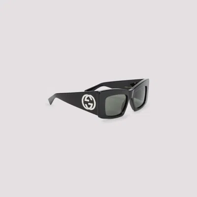Gucci Oversized Square Frame Sunglasses With Iconic Logo