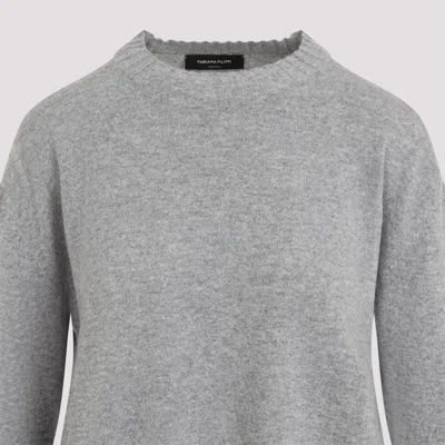 Fabiana Filippi Wool-cashmere Blend Sweater With Ribbed Hem