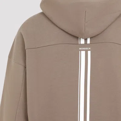 Mordecai Fleece Hooded Sweatshirt In Brown