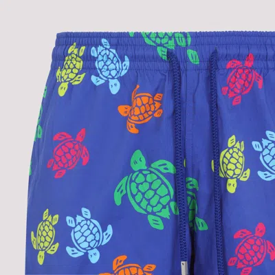 Vilebrequin Tortoise Print Swim Shorts In Black