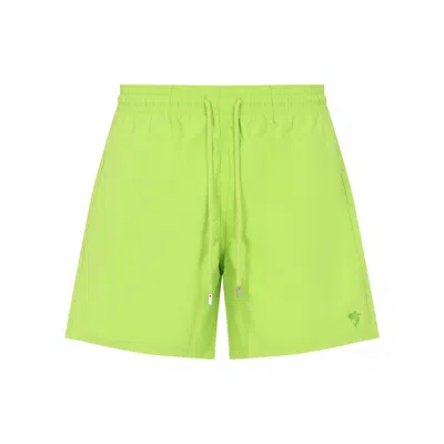 Vilebrequin Recycled Tech Fabric Swim Shorts With Shark Print