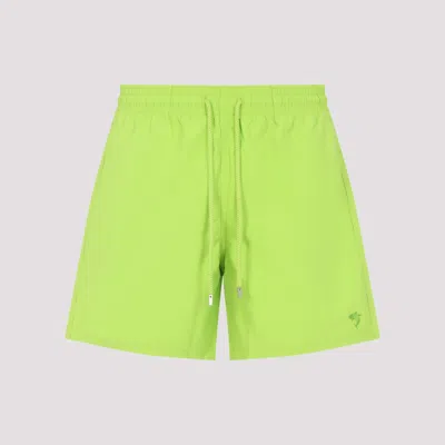 Vilebrequin Recycled Tech Fabric Swim Shorts With Shark Print