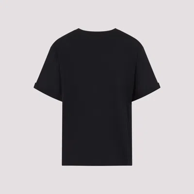 Saint Laurent Logo Print Crewneck T-shirt