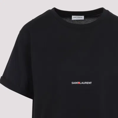 Saint Laurent Logo Print Crewneck T-shirt