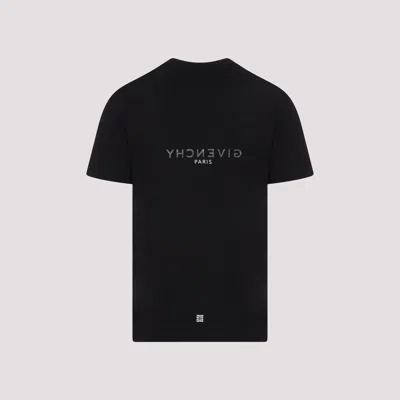 Givenchy Cotton Reverse Slim Fit T-shirt With Signature Print