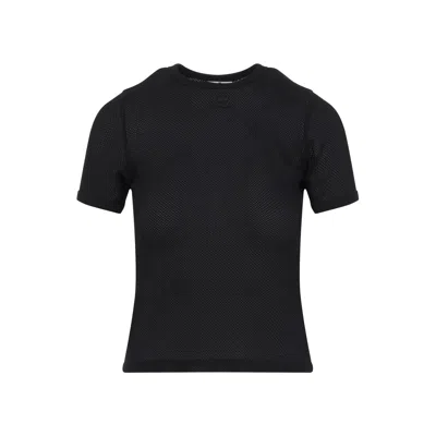Courrèges T-shirts Black In Black