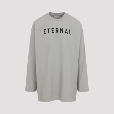 Fear Of God Dove Grey Cotton Eternal Long Sleeve Tee