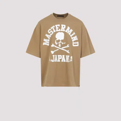 Mastermind Japan Mastermind Oversized Skull Graphic T-shirt In Neutral Cotton